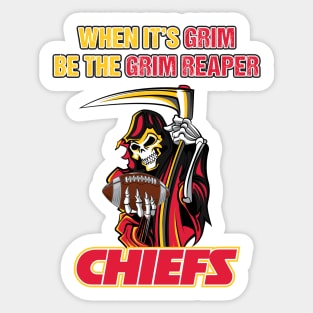 When it's grim, be the Grim Reaper - Patrick Mahomes - KC Chiefs Sticker